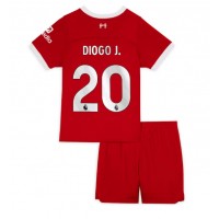 Liverpool Diogo Jota #20 Hemmaställ Barn 2023-24 Korta ärmar (+ Korta byxor)